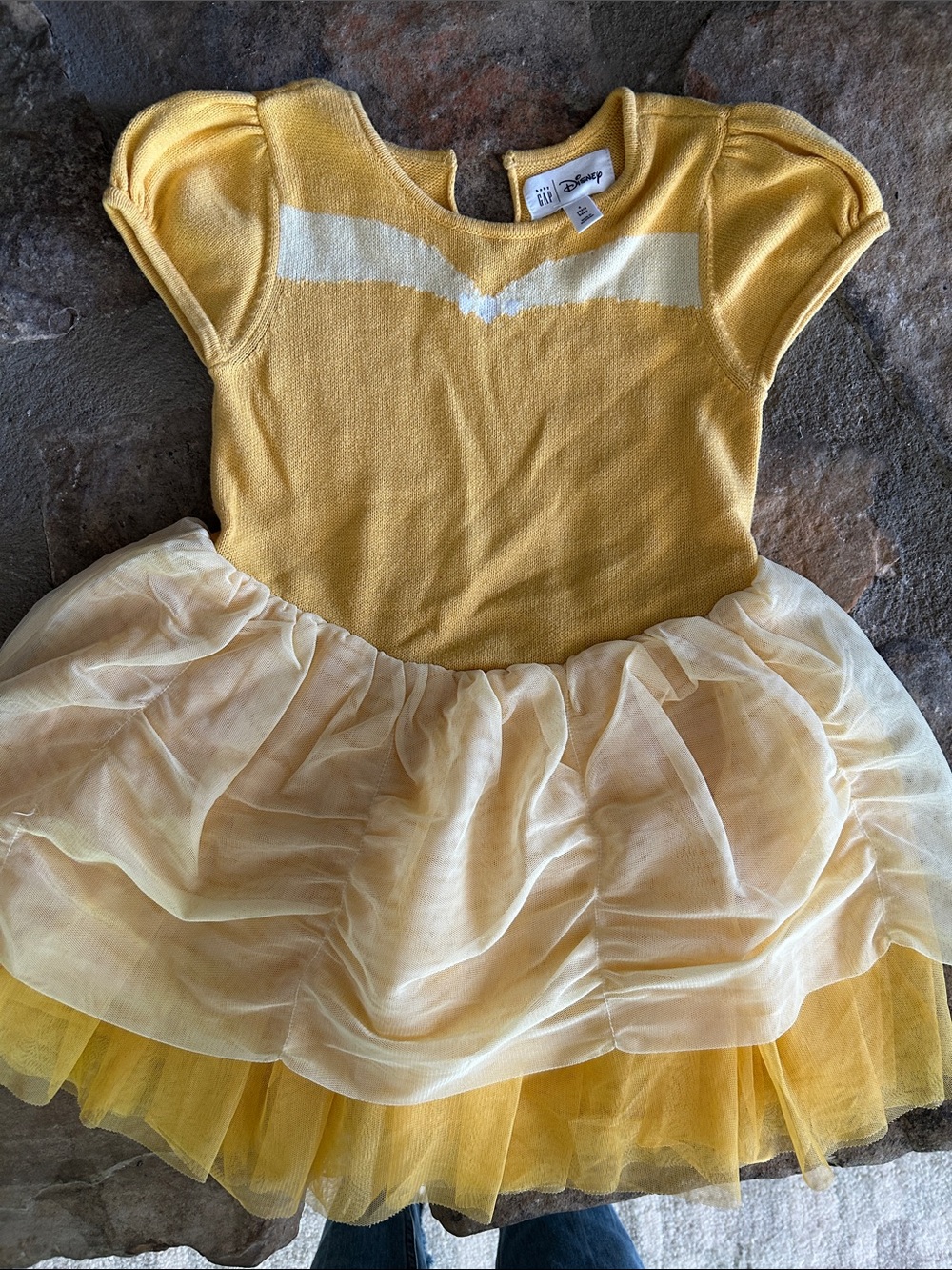 GAP Disney Belle Tulle Layered Dress